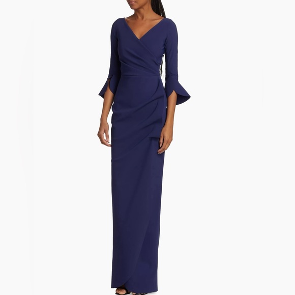 Chiara Boni La Petite Robe • Zalfa Ruched Gown • Size 42 (US 6)  • NWOT • - Picture 6 of 12